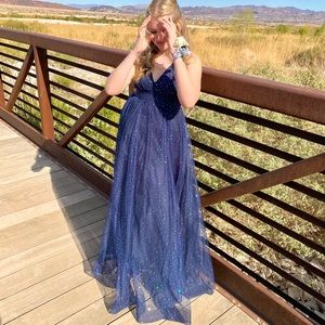 Prom dress size large from windsor. Worn once and originally $170.